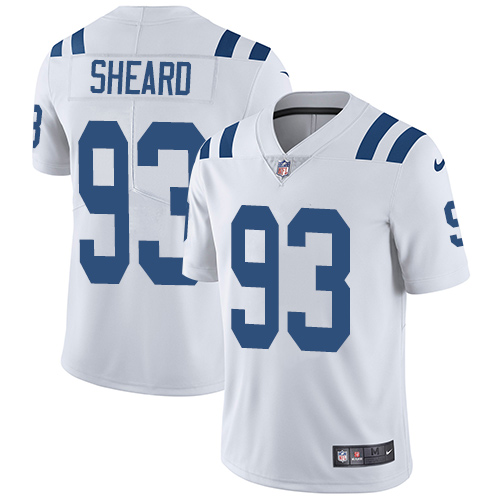 Indianapolis Colts 93 Limited Jabaal Sheard White Nike NFL Road Youth Vapor Untouchable jerseys